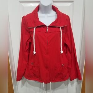 Sag Harbor Red Jacket with White Accents